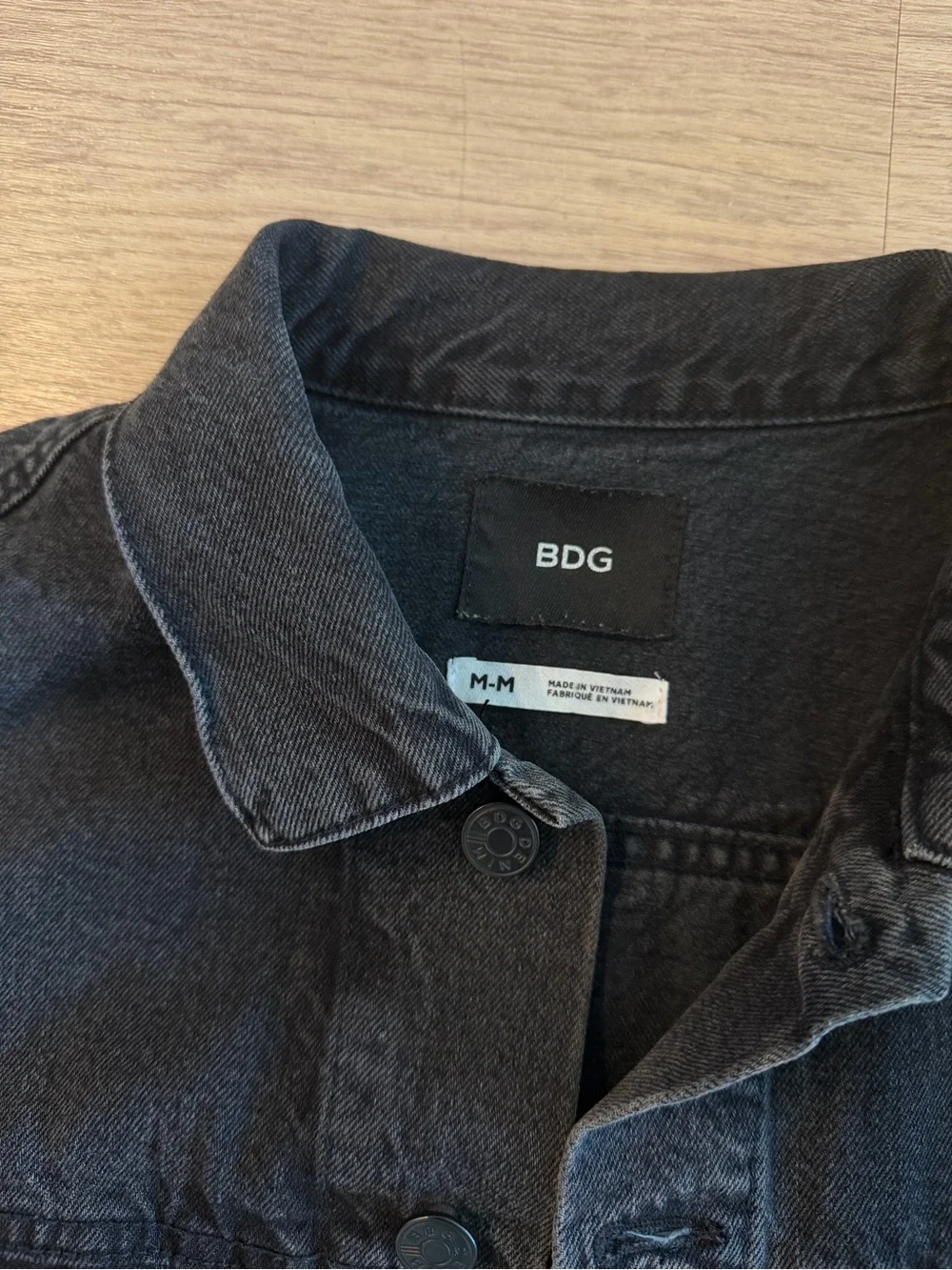 BDG Black Denim Jacket